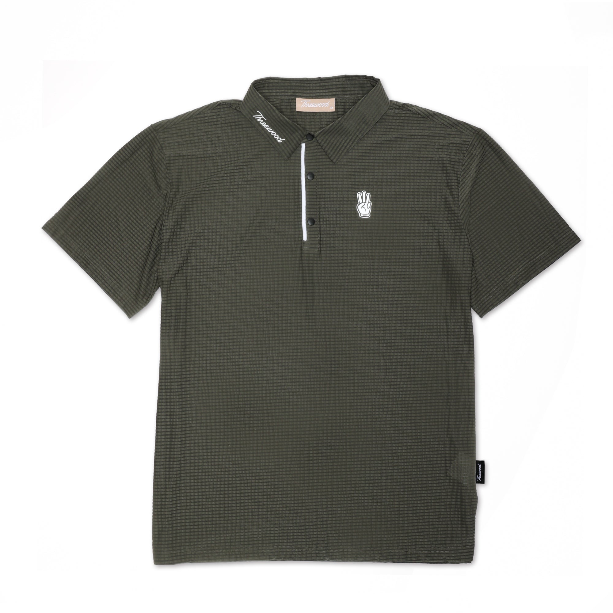 Men's Grid Polo - Forest