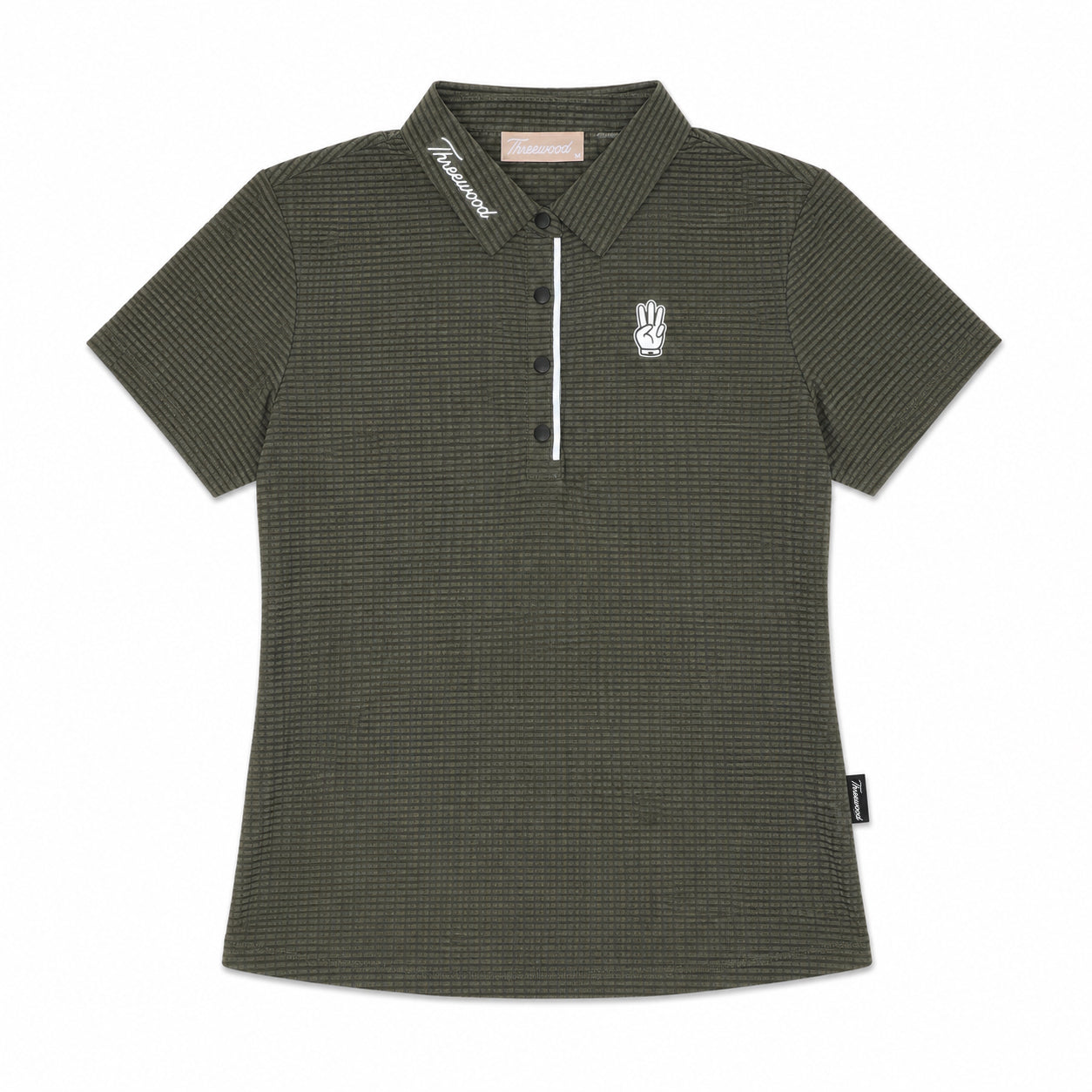 Women's Grid Polo - Forest